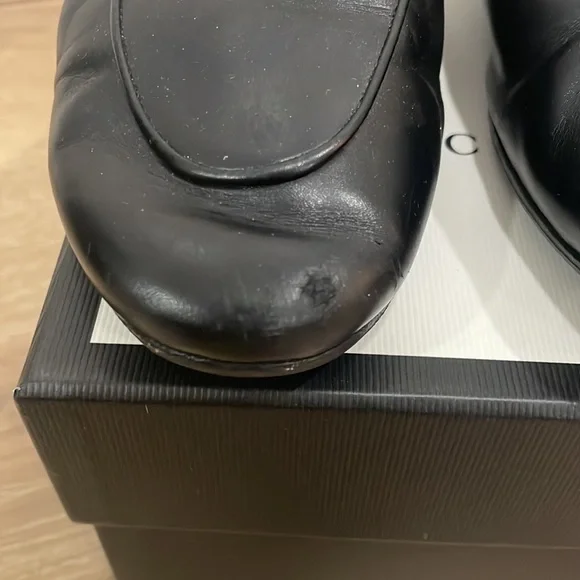 Princetown leather slipper Mules in black size 37.5 - Picture 2 of 8